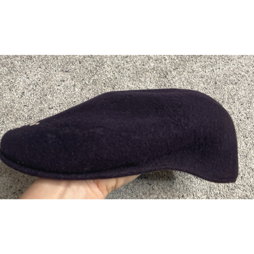 Vintage Burberrys Newsboy Cap Beret Sz 7 1/2" 100% Wool Hunting Hat England - Picture 3 of 13